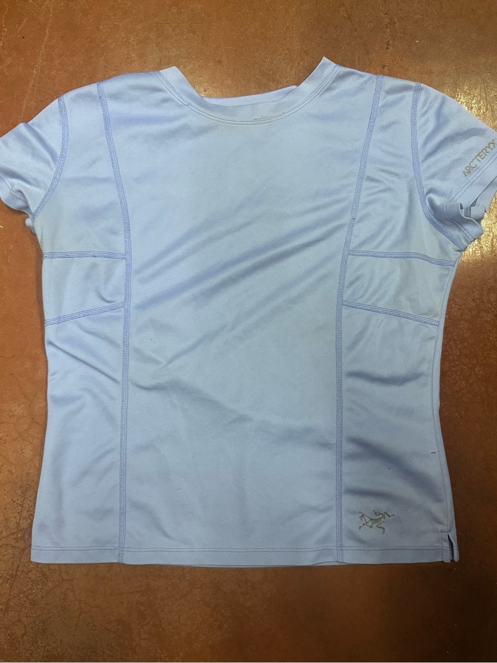 Arc'teryx Women's Pale Blue Short Sleeve Tech Tee
